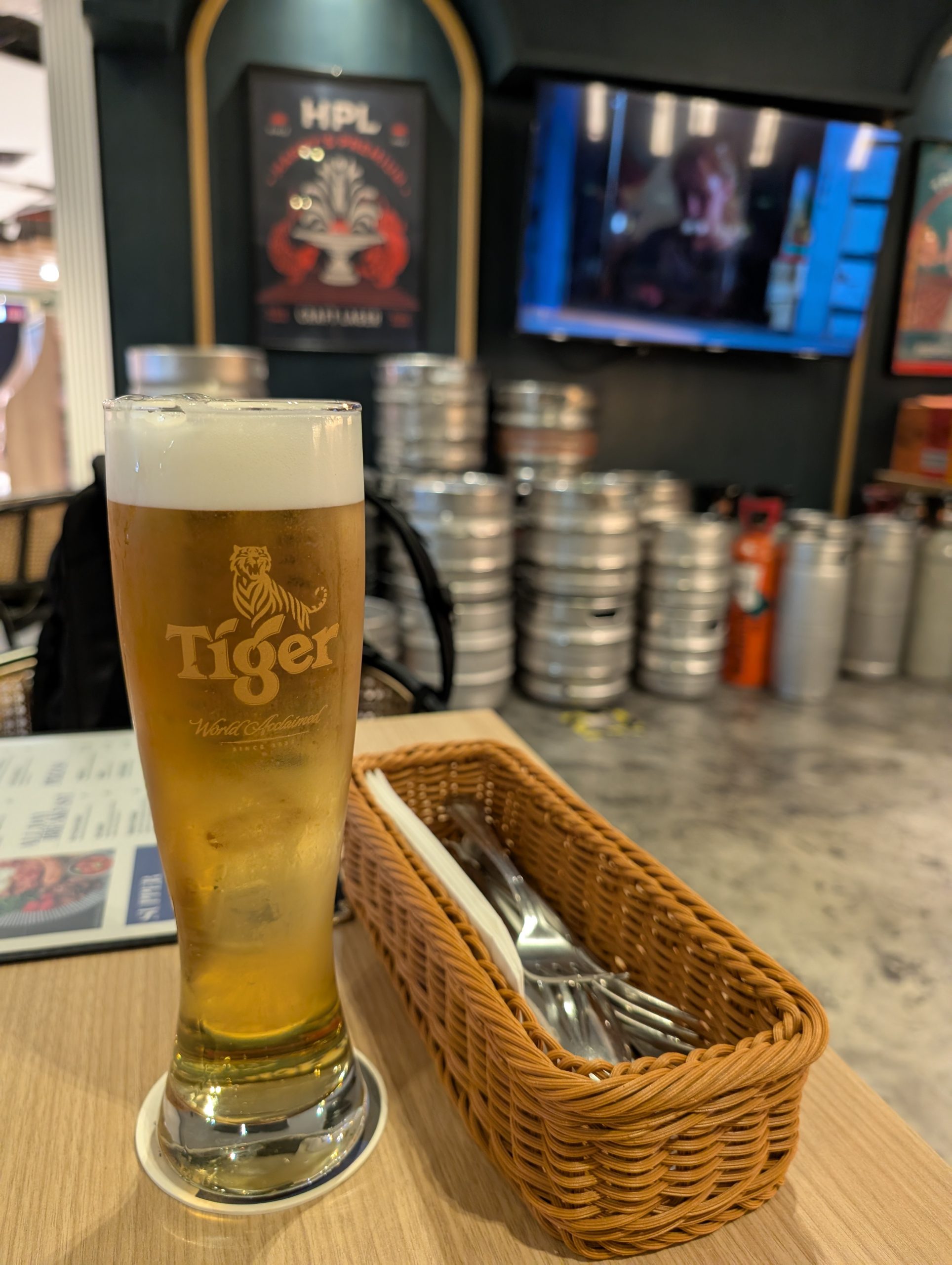 Harry'sの特大タイガービール